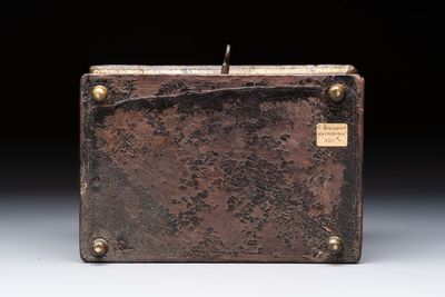 A Flemish gilt-tooled leather casket with hunting scenes, probably Antwerp, early 17th C. — 照片 8