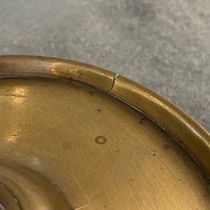 A Flemish or Dutch bronze candlestick, 14/15th C. — photo 28