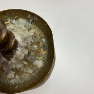 A Flemish or Dutch knotted bronze candlestick, 15th C. — 照片 7