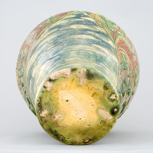 A Flemish pottery Art Nouveau vase with frogs, signed MP for Maes, Torhout, 20th C. — 照片 7