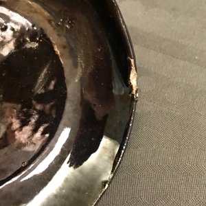 A four-piece silver-mounted Namur black-glazed pottery coffee service, 18th C. — 照片 9