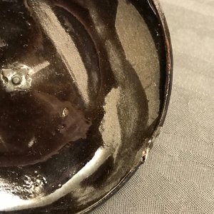 A four-piece silver-mounted Namur black-glazed pottery coffee service, 18th C. — 照片 10