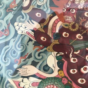 A framed 'Rahula' thangka, Tibet, 19th C. — 照片 8