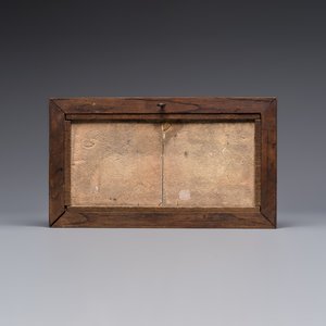 A framed six-piece 'Musicians' tile panel and two 'Landscape' tiles, France, 19th C. — foto 6