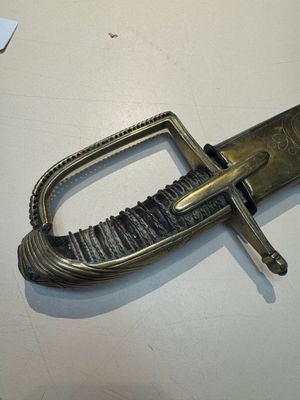 A French artillery officer’s sabre ‘à la hongroise’ with beaded guard or 'garde perlée', 1st Empire, 19th C. — 照片 1