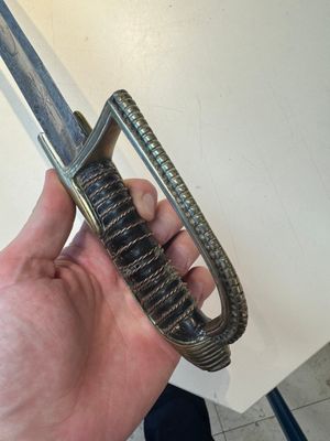 A French artillery officer’s sabre ‘à la hongroise’ with beaded guard or 'garde perlée', 1st Empire, 19th C. — 照片 12