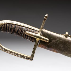 A French artillery officer’s sabre ‘à la hongroise’ with beaded guard or 'garde perlée', 1st Empire, 19th C. — 照片 5