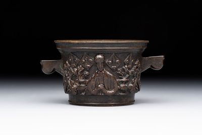 A French bronze mortar, 17th C.