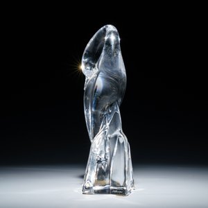 A French crystal model of a crane, Daum, Nancy, 20th C. — 照片 2