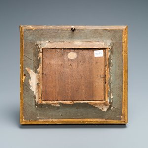 A French engraved ivory plaque inscribed 'S'il mollit, il n'entrera pas', 18th C. — 照片 2