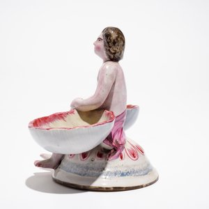A French faience figurative double salt, Sceaux, 18th C. — photo 3