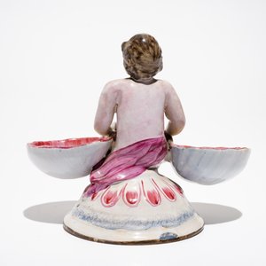 A French faience figurative double salt, Sceaux, 18th C. — photo 4
