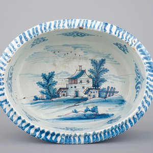 A French faience oval basin, Nevers, 17/18th C. — 照片 7
