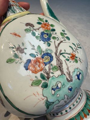 A French famille verte-style aftaba, Samson, Paris, 19th C. — photo 12