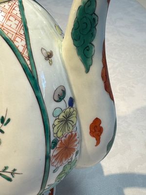 A French famille verte-style aftaba, Samson, Paris, 19th C. — photo 5