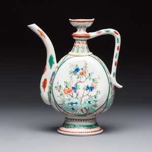 A French famille verte-style aftaba, Samson, Paris, 19th C. — photo 1