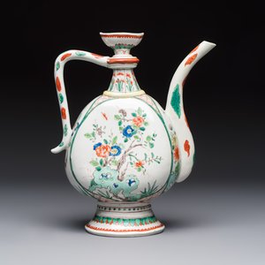A French famille verte-style aftaba, Samson, Paris, 19th C. — photo 3