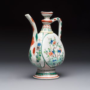 A French famille verte-style aftaba, Samson, Paris, 19th C. — photo 5
