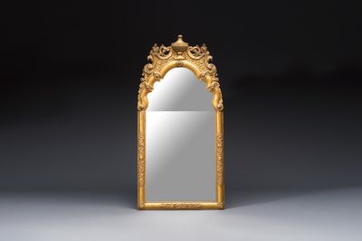 A French Louis XIV gilt-wood mirror — photo 2