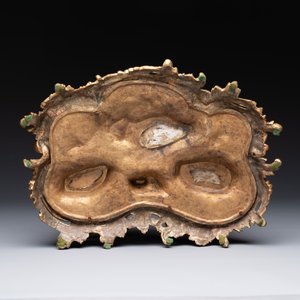 A French ormolu inkwell inset with Chinese verte biscuit porcelain, 19th C. and Kangxi — 照片 7