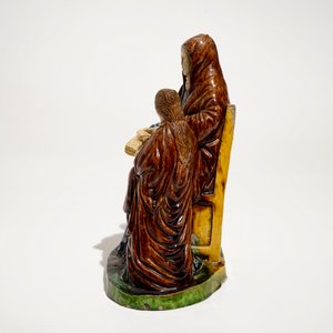 A French Palissy style group of a mother with child, 17th C. — photo 2
