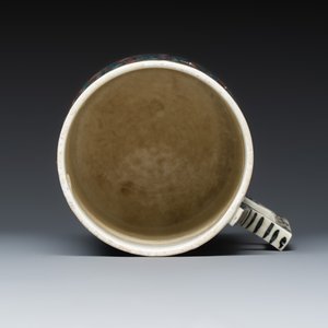 A French polychrome Iznik-style tankard — photo 6