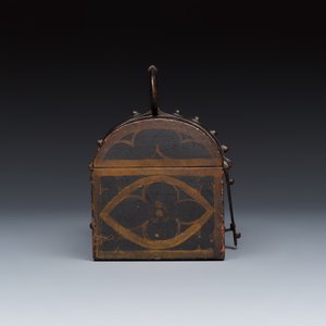 A French polychrome-painted wrought iron casket — photo 5