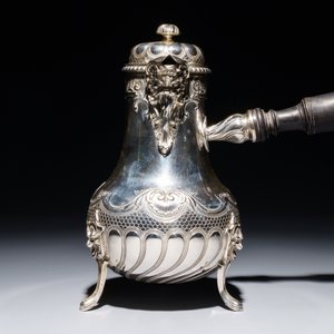 A French silver four-piece coffee and tea set, Lapar, Paris, 19th C. — 照片 21