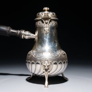 A French silver four-piece coffee and tea set, Lapar, Paris, 19th C. — 照片 23