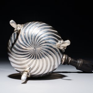 A French silver four-piece coffee and tea set, Lapar, Paris, 19th C. — 照片 25