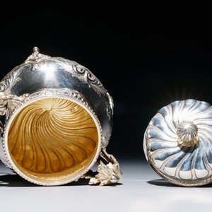A French silver four-piece coffee and tea set, Lapar, Paris, 19th C. — 照片 6
