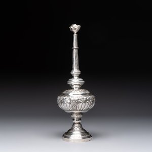 A French silver rose-form rose water sprinkler for the Ottoman market, 18/19th C. — photo 1