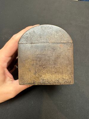 A French wrought iron casket with its original key — 照片 5