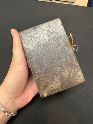 A French wrought iron casket with its original key — 照片 9