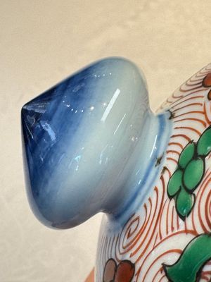 A French wucai-style 'Flying Horses' vase and cover, Samson, Paris, 19th C. — foto 8