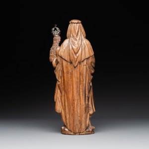 A fruitwood 'Virgin and Child with Saint Anne' sculpture, Mechelen, second half 16th C. — 照片 2