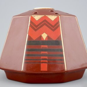 A geometrical art deco flower holder, Saint-Ghislain, Belgium, ca. 1930 — photo 4