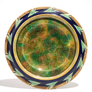 A George Jones Art Nouveau majolica jardiniere on stand, 19th C. — photo 9