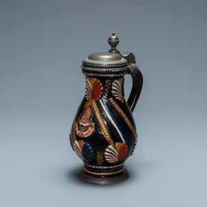 A German stoneware 'Birnbauchkrug', Dippoldiswalde, 17th C. — photo 1