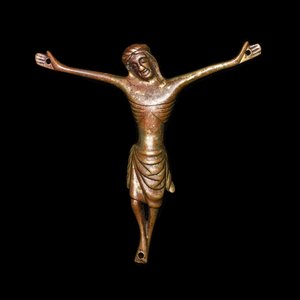 A gilt-bronze Corpus Christi, France, 14th C. — photo 1
