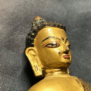 A gilt bronze figure of Buddha Vajrasana, Tibet, 15/16th C. — photo 12