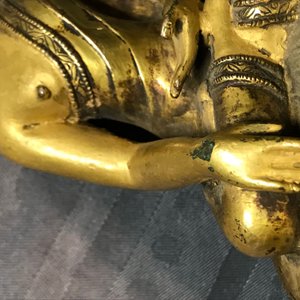 A gilt bronze figure of Buddha Vajrasana, Tibet, 15/16th C. — photo 14