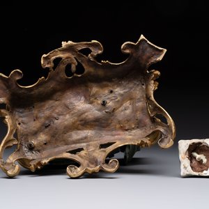* A gilt-bronze-mounted celadon-glazed group of three figures riding an elephant, probably Samson, Paris, 19th C. — photo 6