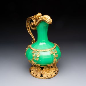 A gilt-bronze-mounted green opaline glass ewer for the Ottoman market, 19/20th C. — 照片 2