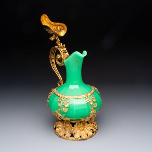A gilt-bronze-mounted green opaline glass ewer for the Ottoman market, 19/20th C. — 照片 3