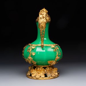 A gilt-bronze-mounted green opaline glass ewer for the Ottoman market, 19/20th C. — 照片 6