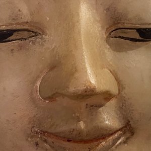 A gilt-lacquered alabaster head of Buddha, Burma, 19th C. — 照片 17