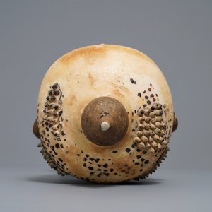 A gilt-lacquered alabaster head of Buddha, Burma, 19th C. — 照片 6