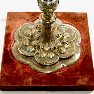 A gilt silver monstrance with inlaid semi-precious stones, dated 1614 — photo 11