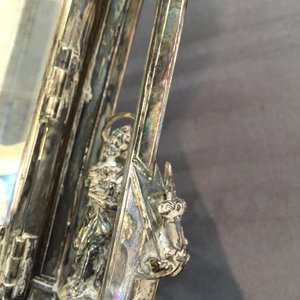 A gilt silver monstrance with inlaid semi-precious stones, dated 1614 — photo 28